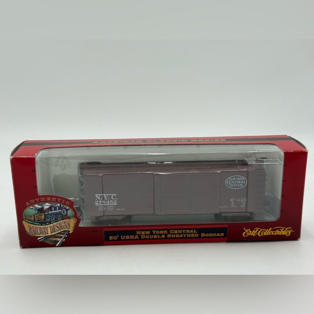 Ertl HO Scale NYC New York Central 50' USRA Double Sheathed Box Car #278452,